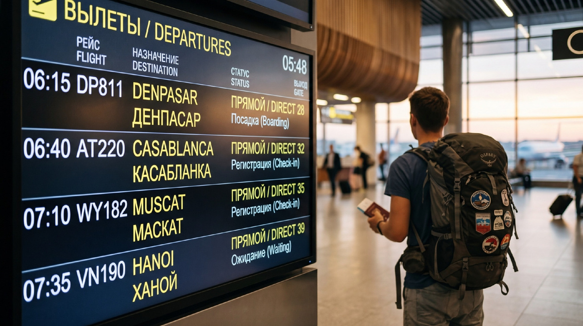 Прямые рейсы из России