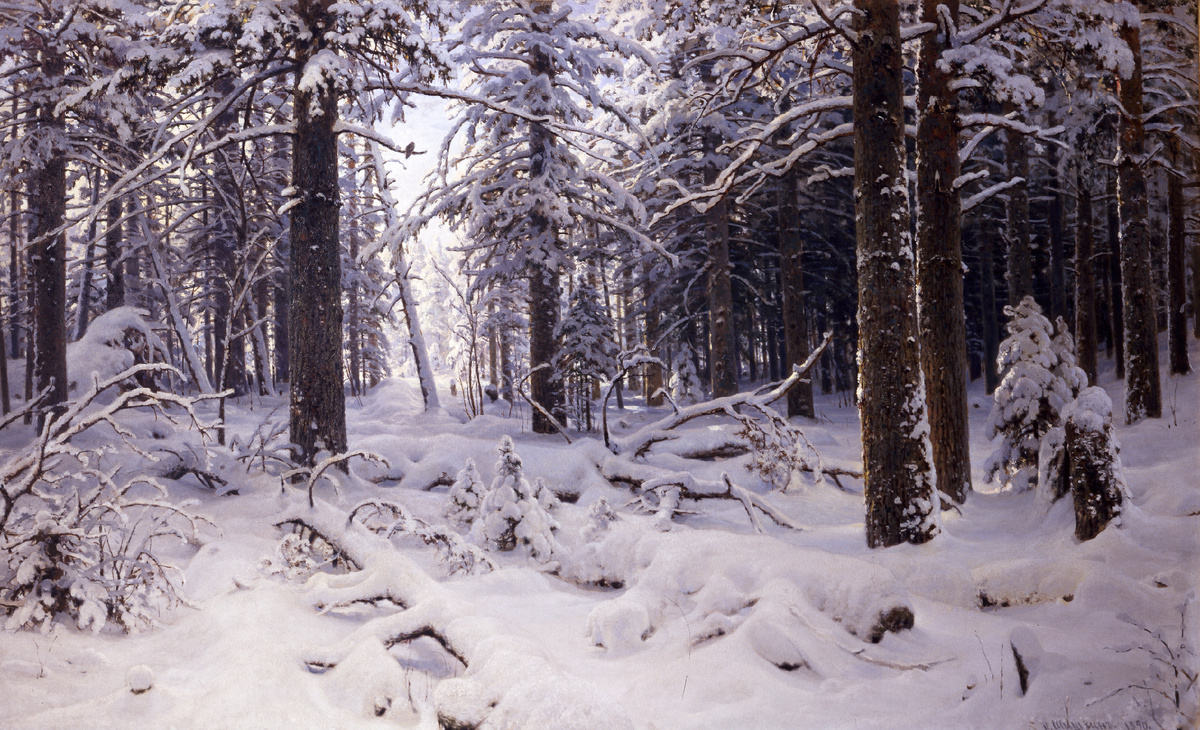 Иван Шишкин «Зима», 1890