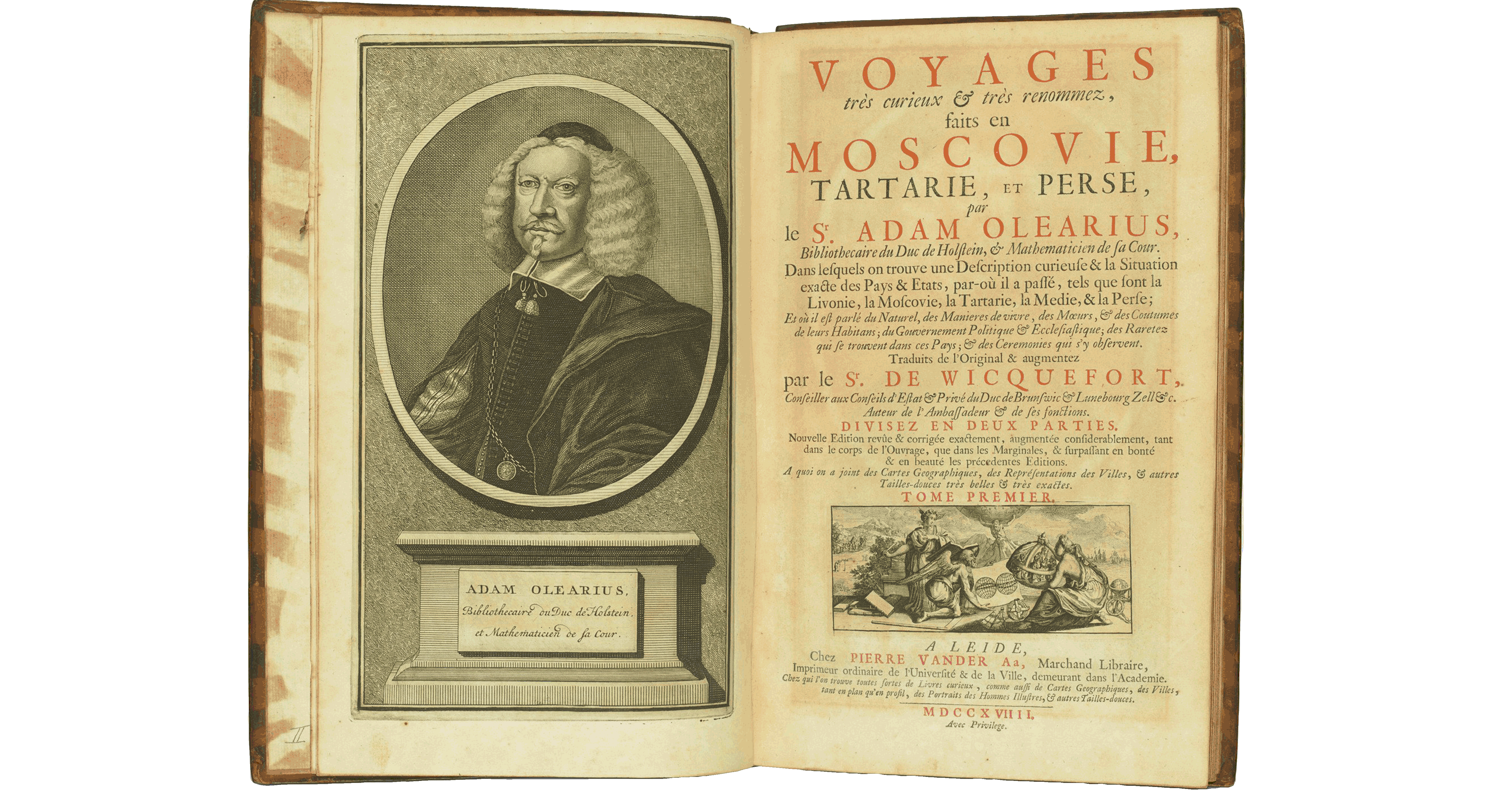 Книга Адама Олеария «Описание путешествия в Московию и через Московию в Персию и обратно»
