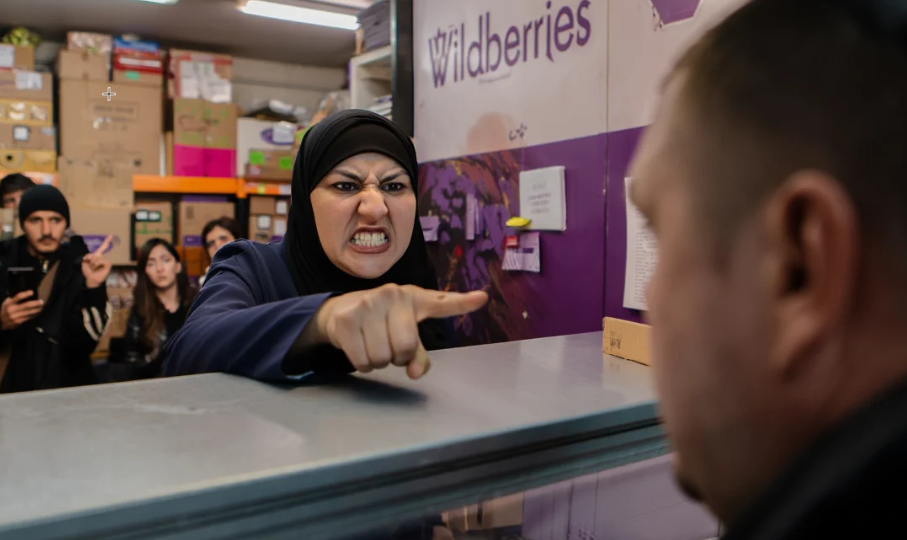 «Мой брат тебе устроит!»: "благочестивая" дама в платке осквернила ПВЗ своими манерами