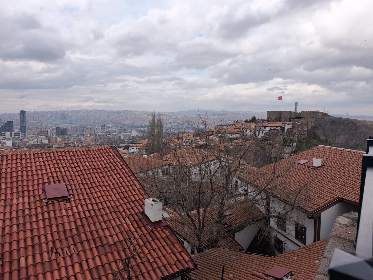 Виды на старые дома и Анкару