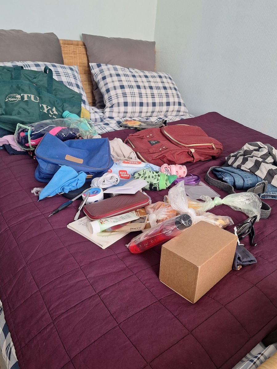 на три дня вещей немного. Сборы