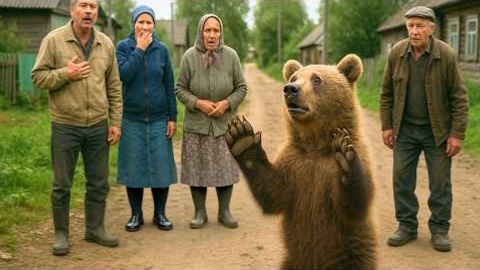Медвежонок пришел за помощью в деревню. Люди недоумевали, но помогли. А он отблагодарил когда это было необходимо больше всего