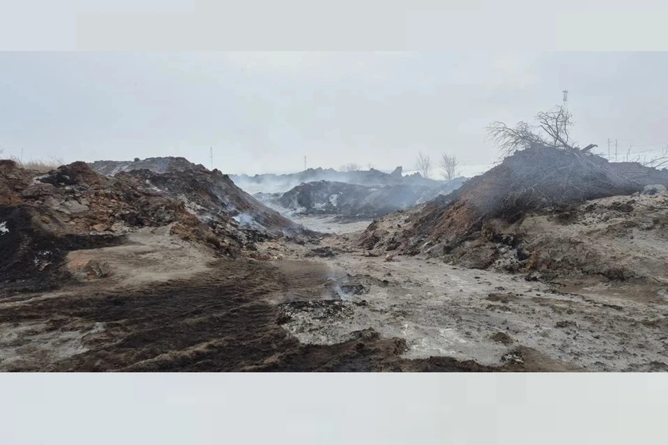 За три месяца 2026 года пожарные дважды тушили лузгу. Фото: предоставлено "КП".