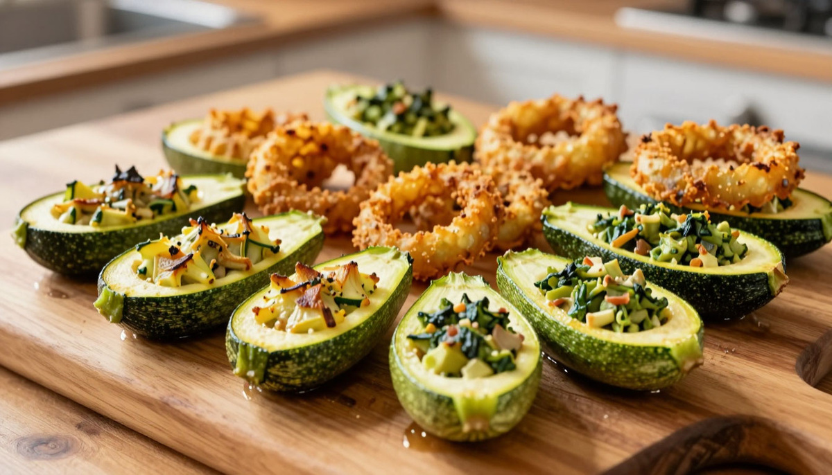 Иллюстрация блюда из кабачков