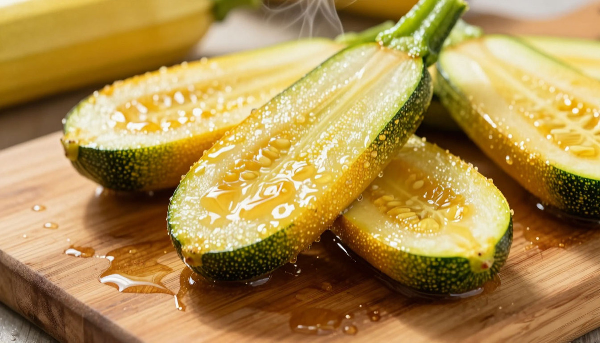 Иллюстрация кабачки в хрустящей корочкой