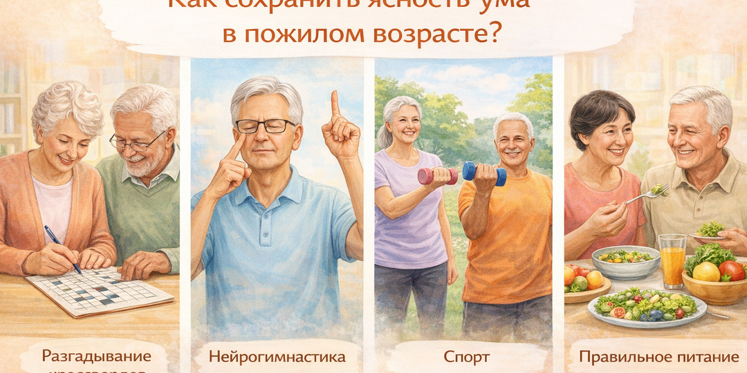Не возраст, а состояние: что действительно питает наш ум после 60
