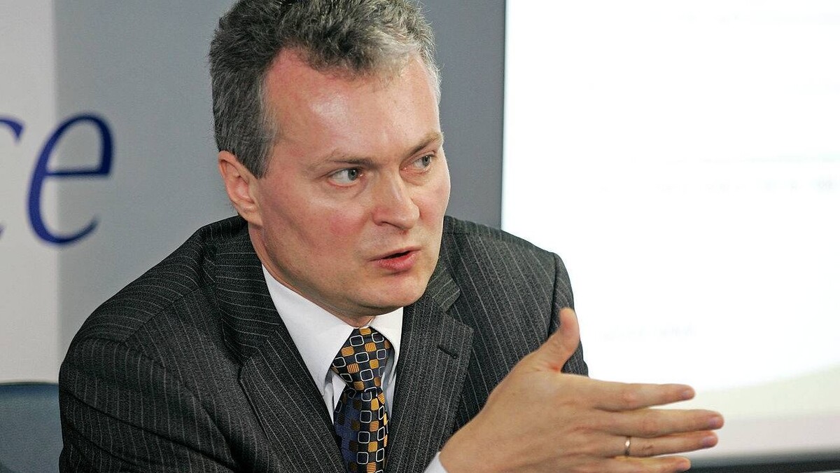     Президент Литвы Гитанас Науседа   
(cc) Kapeksas