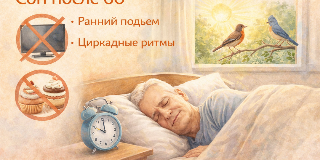 Сон в "золотом возрасте": почему в 5 утра просыпается весь мир и как снова научиться высыпаться
