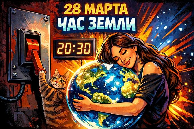 28 марта - Час Земли! podarokplus.ru