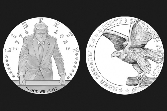 Утверждена выпуск отдельной золотой монеты с изображением Трампа (Фото: Министерство финансов США/Capital Pictures/MEGA).