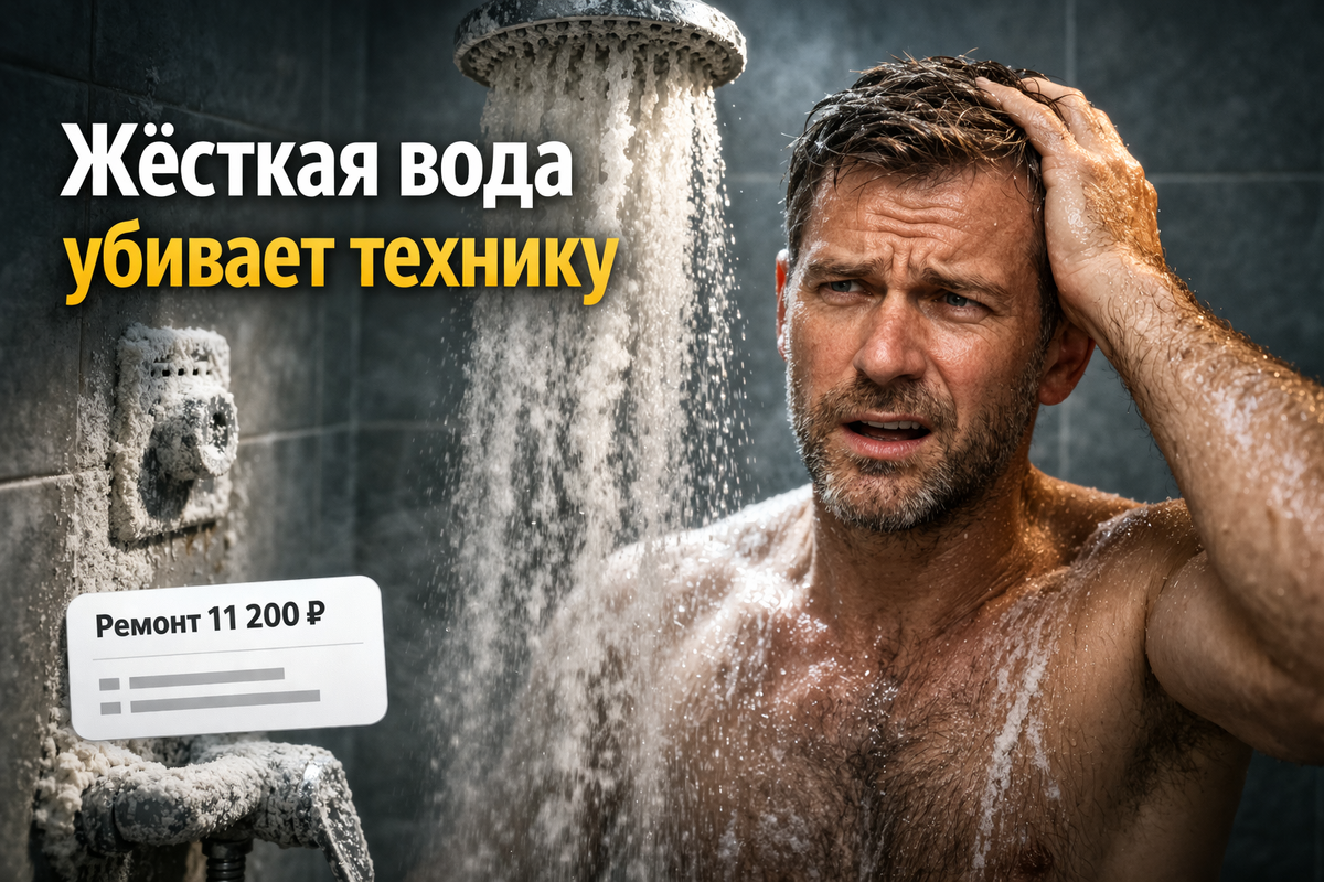 "Как я превратил каменный душ в спа-салон: реальный опыт умягчения воды в частном доме"