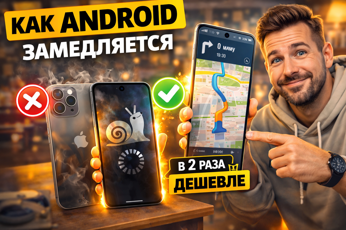 Android со временем теряет скорость: графики замедления, причины и простые способы ускорить телефон без root.