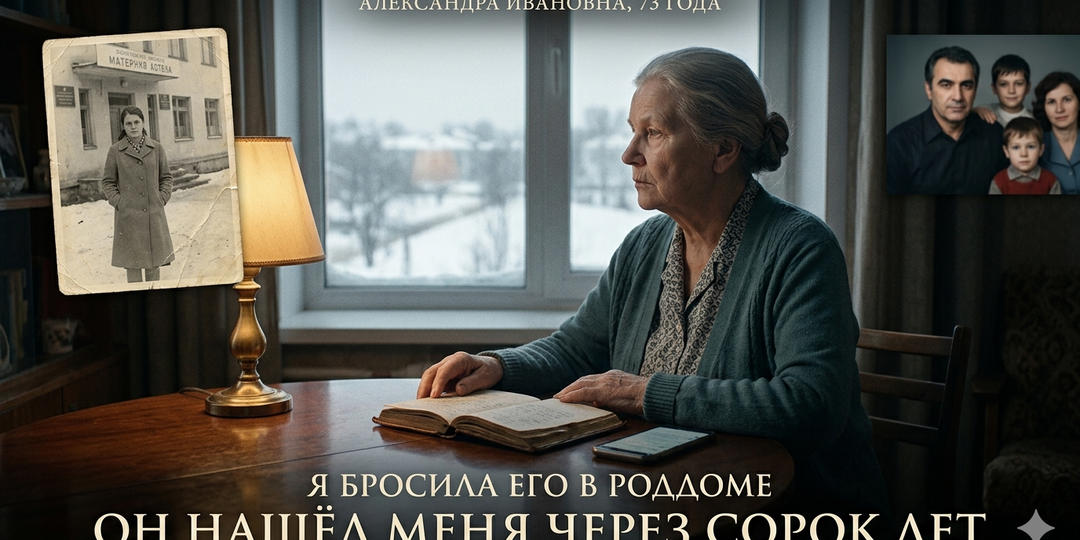 Я бросила его в роддоме. Он нашёл меня через сорок лет