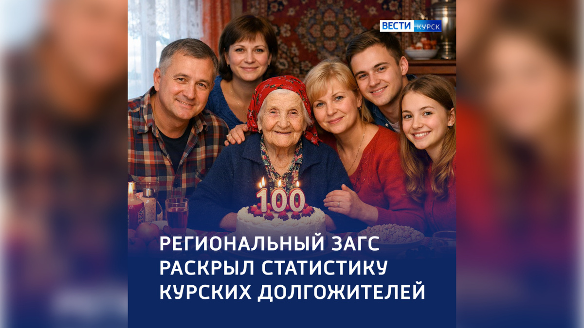    В регионе курян, переживших 100-летний юбилей, насчитывается от двух до пяти в год