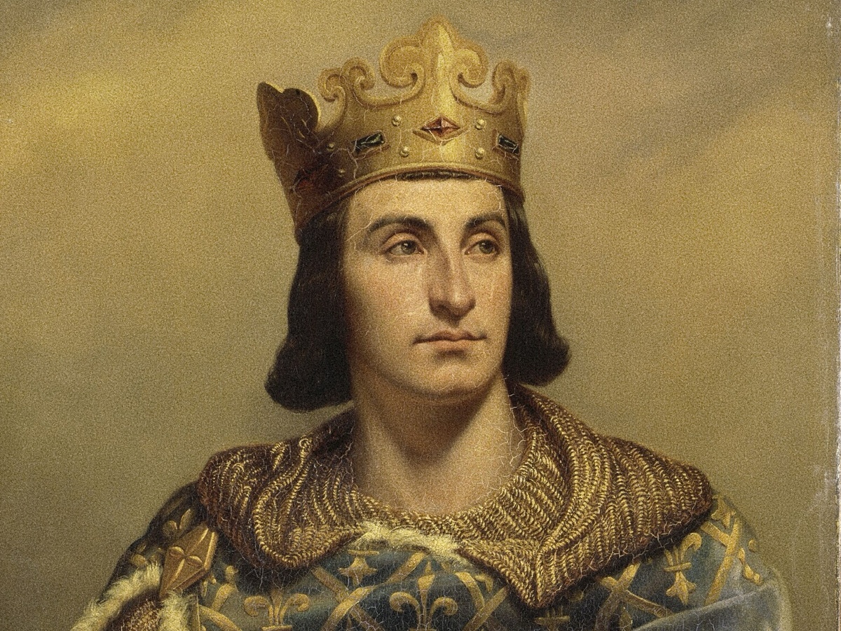 Жизнь французского монарха в XII веке была далека от манер и этикета. Резиденция больше напоминала военный лагерь, чем королевский дворец. И тут и там пахло конским потом, прогорклым маслом и залежалой провизией. Филипп II Август, Луи-Феликс Амьель, 1837 год.