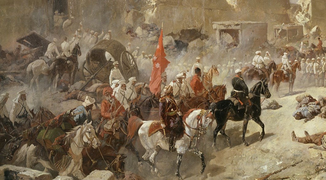 Вступление русских войск в Самарканд 8 июня 1868 г. (худож. Н. Н. Каразин) (фото из интернета, здесь как иллюстрация)