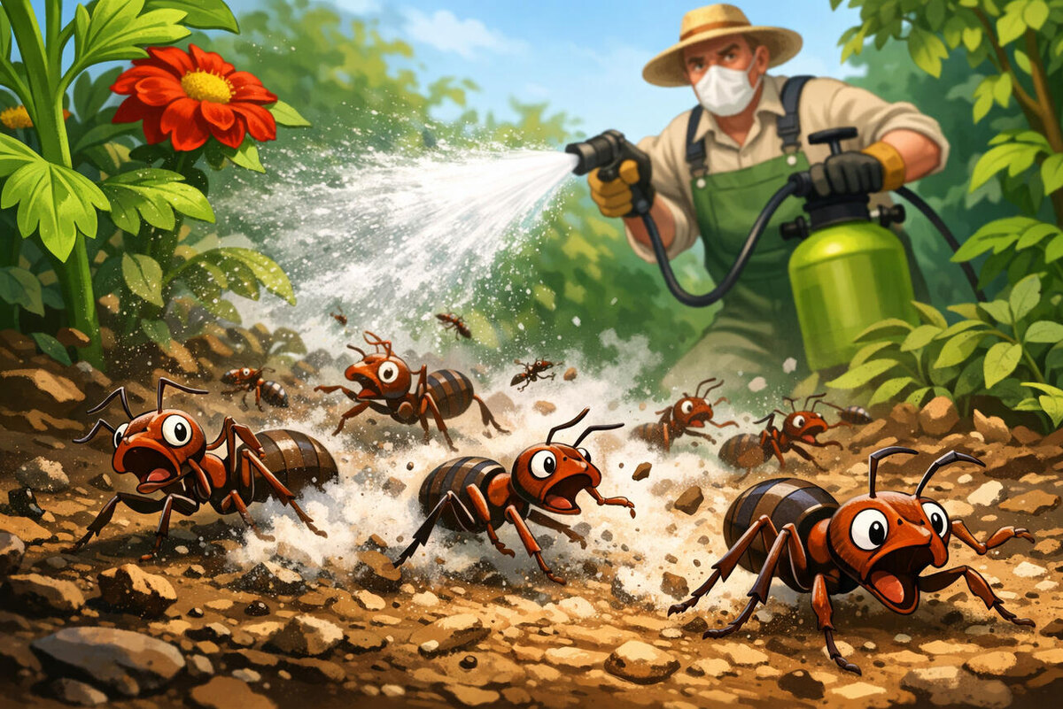    Муравьи Изображение сгенерировано с помощью ИИ. Коллаж: 7Дней.ru