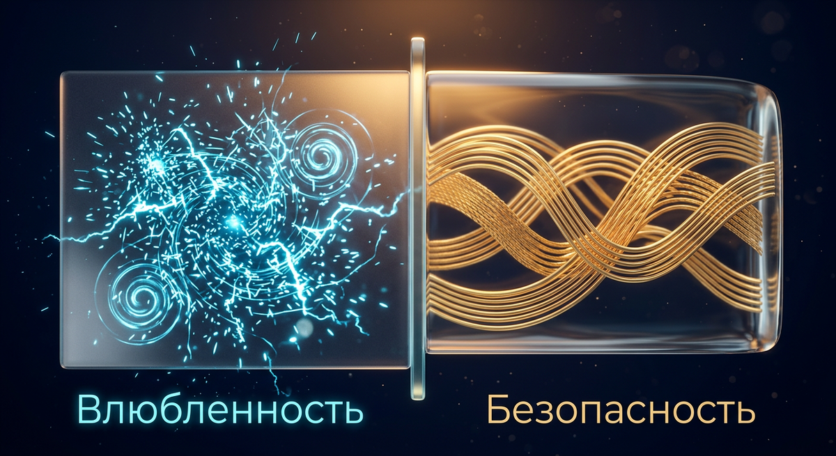 Настоящая любовь — это не шторм, а штиль, в котором ваша нервная система чувствует себя в безопасности