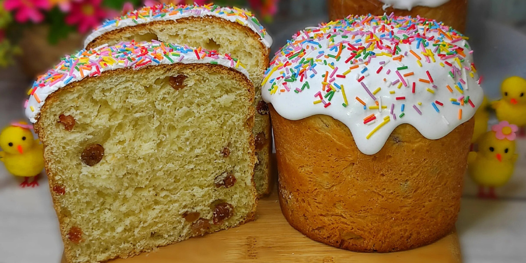 ИДЕАЛЬНЫЙ Пасхальный КУЛИЧ! Тесто нежное как ПУХ!