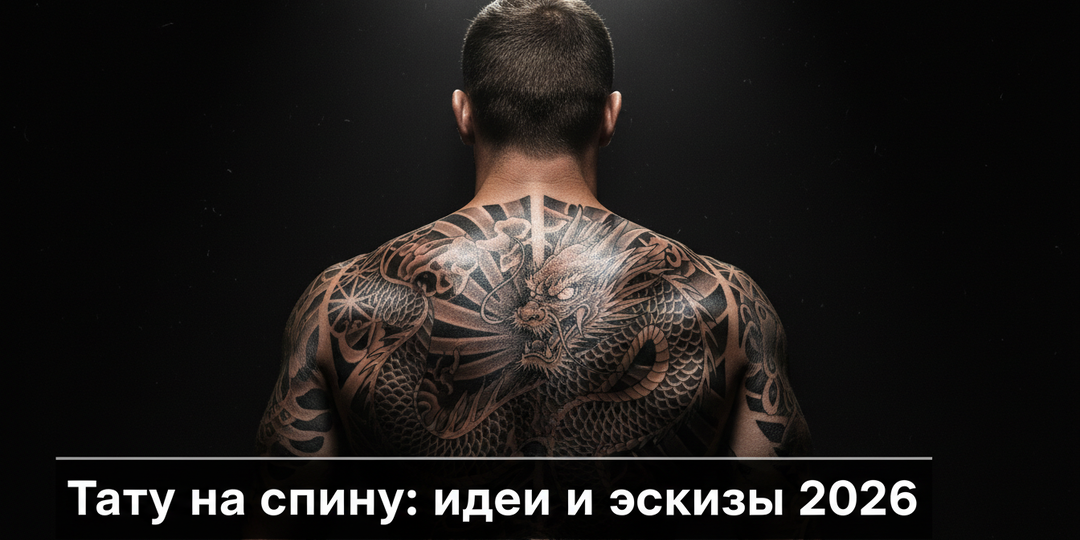 Тату на спину: идеи, эскизы и особенности нанесения в 2026 году