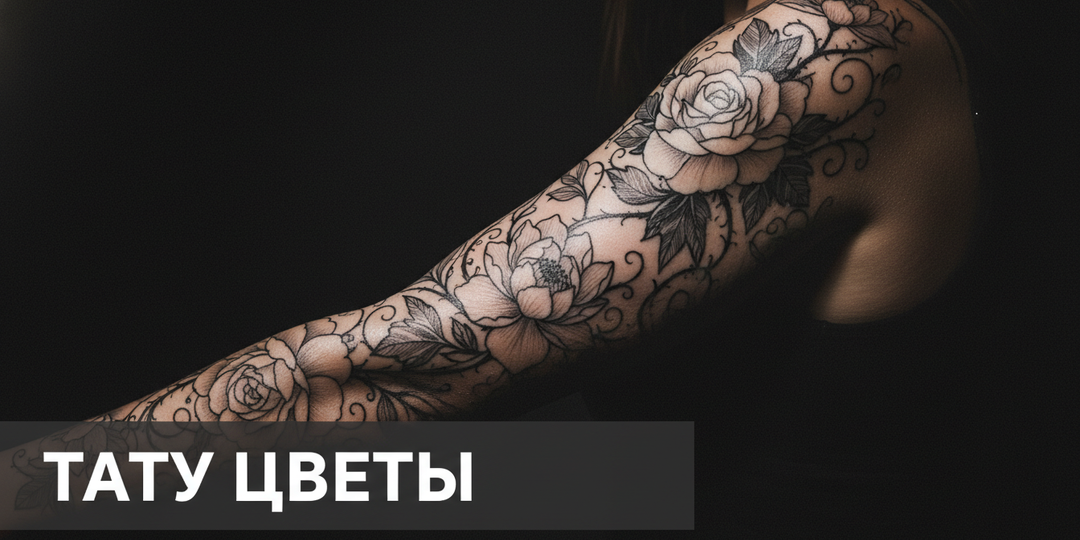 Тату цветы: значение, стили и эскизы цветочных татуировок