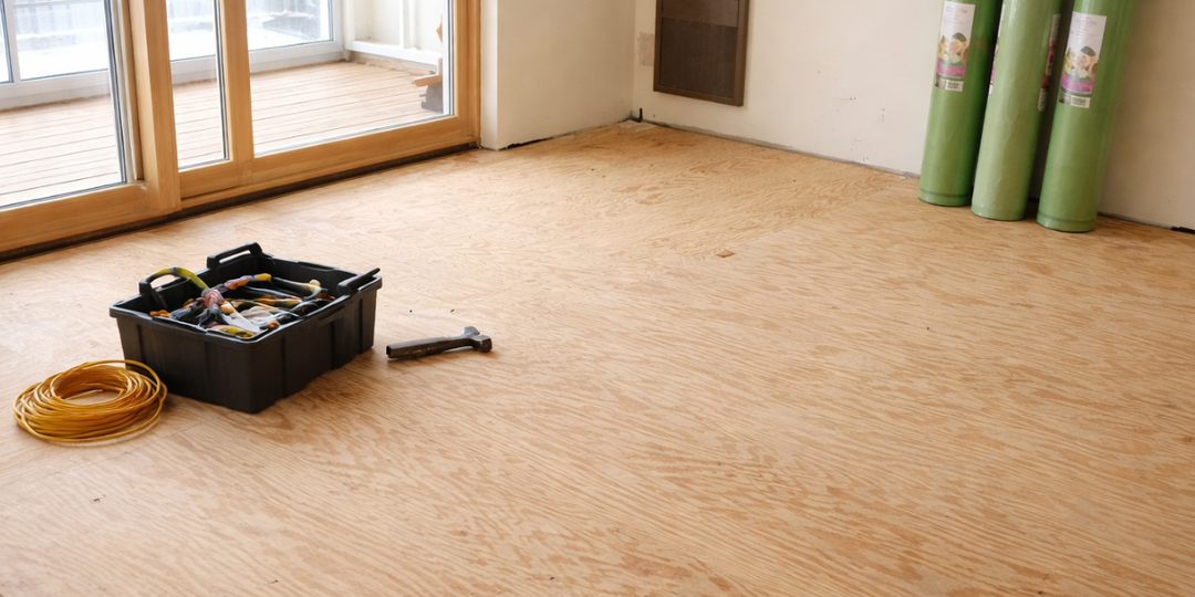 Черновой пол из фанеры: как уложить правильно и не переделывать