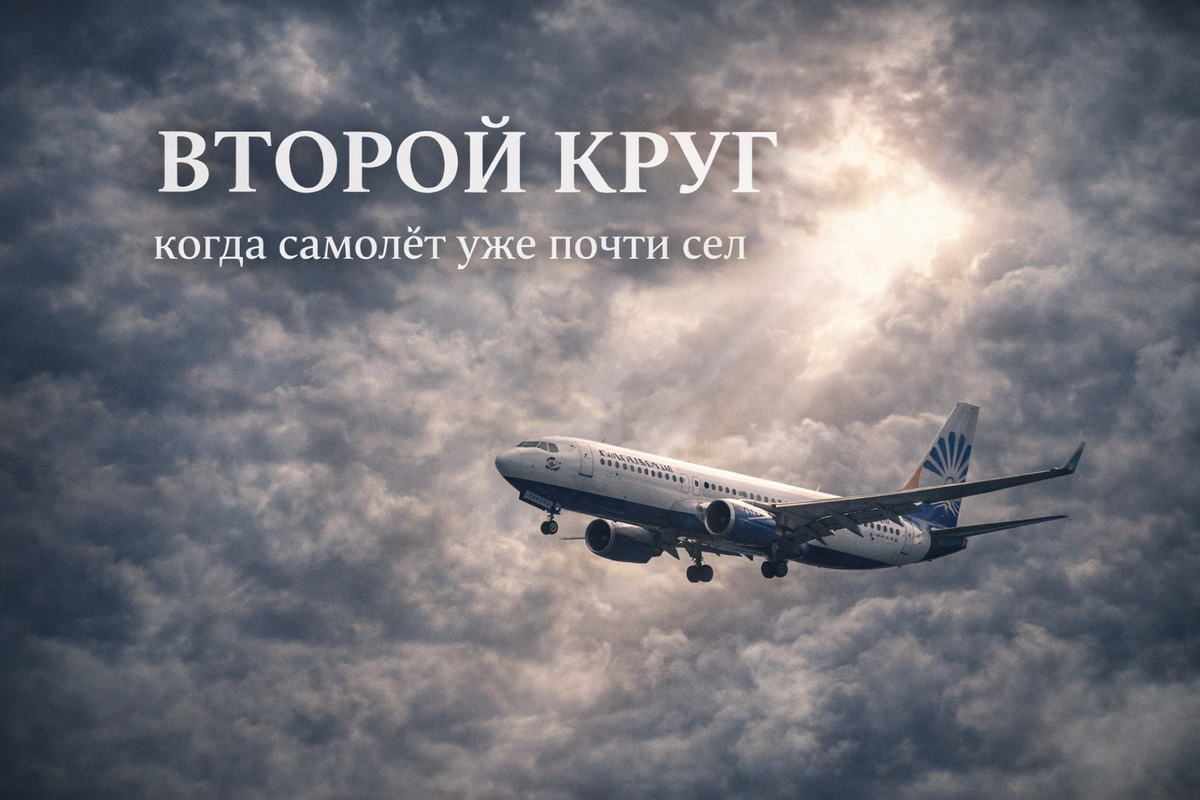 Ранний вылет из Берлина в Мерсин, тревожный фон новостей, посадка, которая в последний момент не состоялась, и второй круг, который заставил по-другому посмотреть не только на полёт, но и на жизнь.