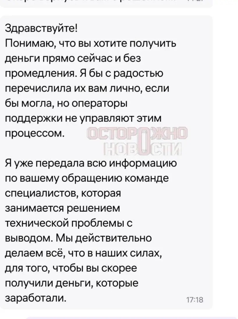    Продавцы Wildberries пожаловались, что неделями не получают выплаты© Цildberries/VK