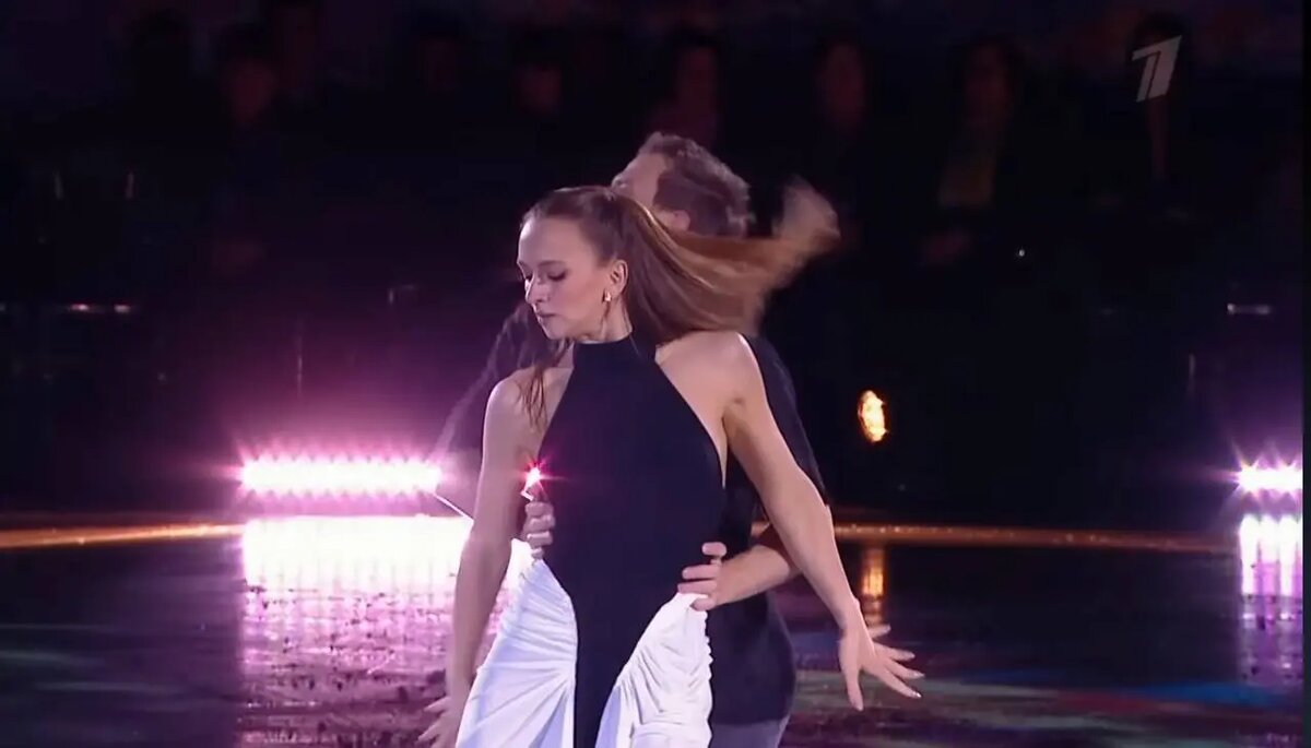    Виктория Синицина. Фото: кадр шоу-программы «Русский вызов», скриншот с Первого канала