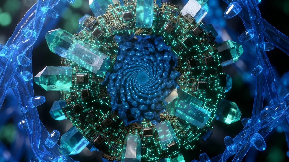 "Квант времени: Механика Измерения Икс", иллюстрация создана Грок