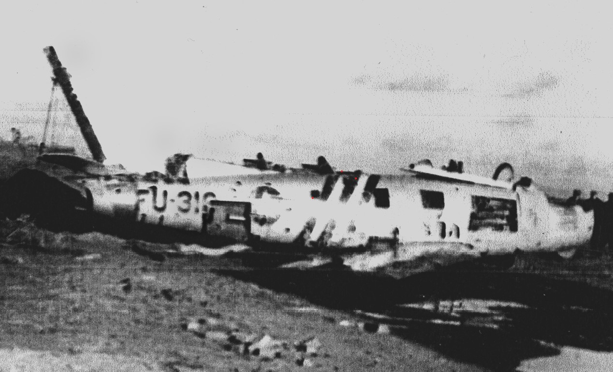 Ф-86, сбитый Пепеляевым.