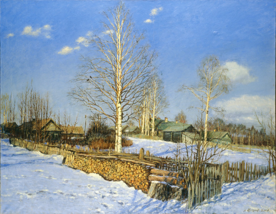 "Весенний вечер". Из цикла Малая родина п.Суда