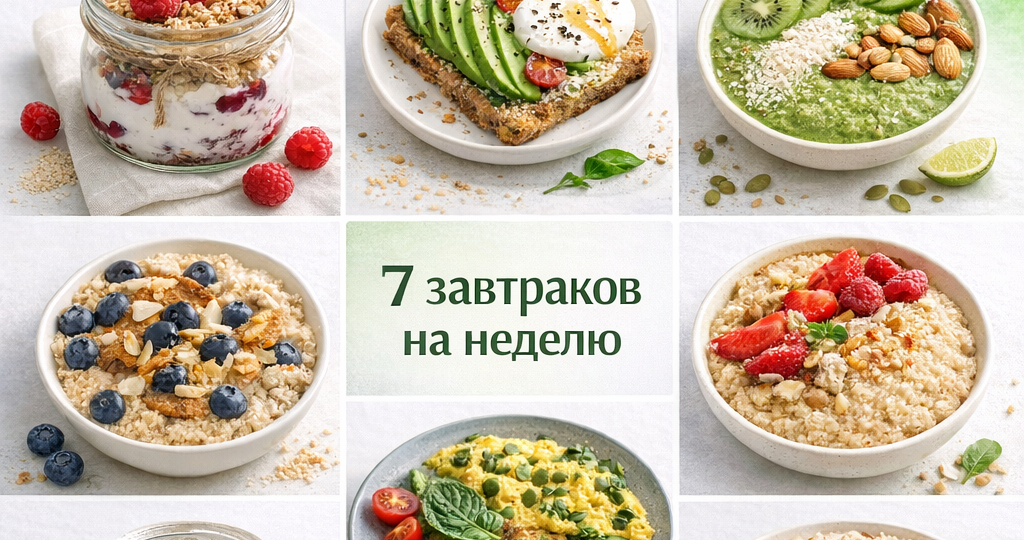 7 завтраков на неделю с продуктами ВЭИК: без сложной готовки и без скуки