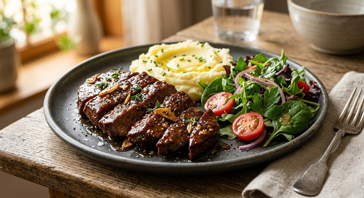 Говяжья печень с медом