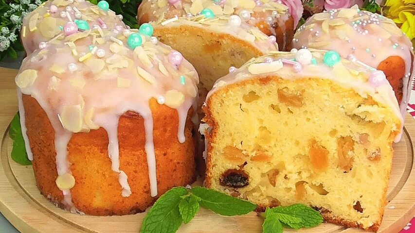 Простые и вкусные рецепты приготовления куличей к Пасхе 🍮☕🥚