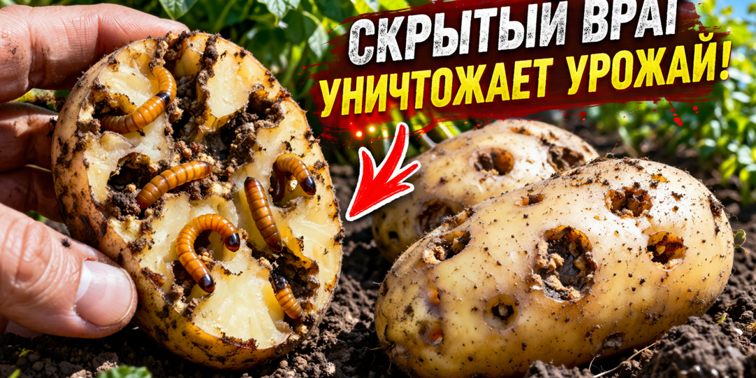Опаснее тли, живёт в почве годами: этот вредитель портит картофель изнутри — 1 способ защиты перед посадкой