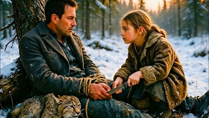 Сиротка Танька спасла в лесу привязанного к дереву мужчину . Он поблагодарил её . А что произошло дальше тронуло до глубины душии