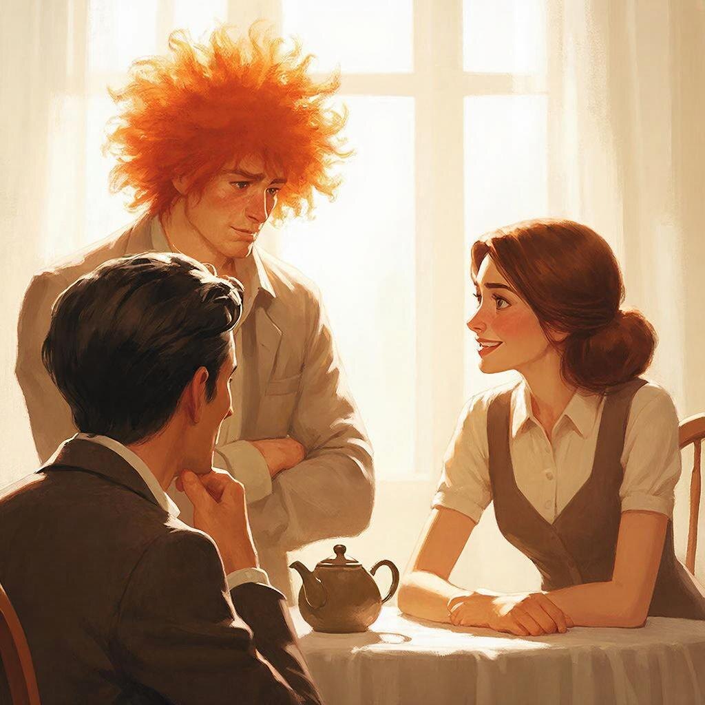 Вадим, Маруся и Виктор. Три человека, два мира и один разговор, который .... ничего не поменял.