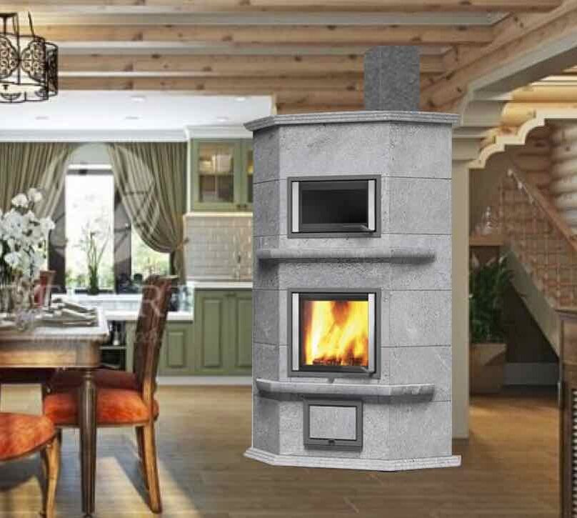 Камин с встроенным духовым шкафом MAMO SOLO