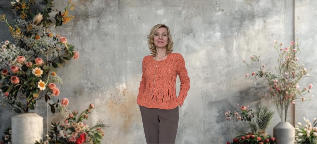 Джемпер «Дороти» из потрясающего состава пряжи.