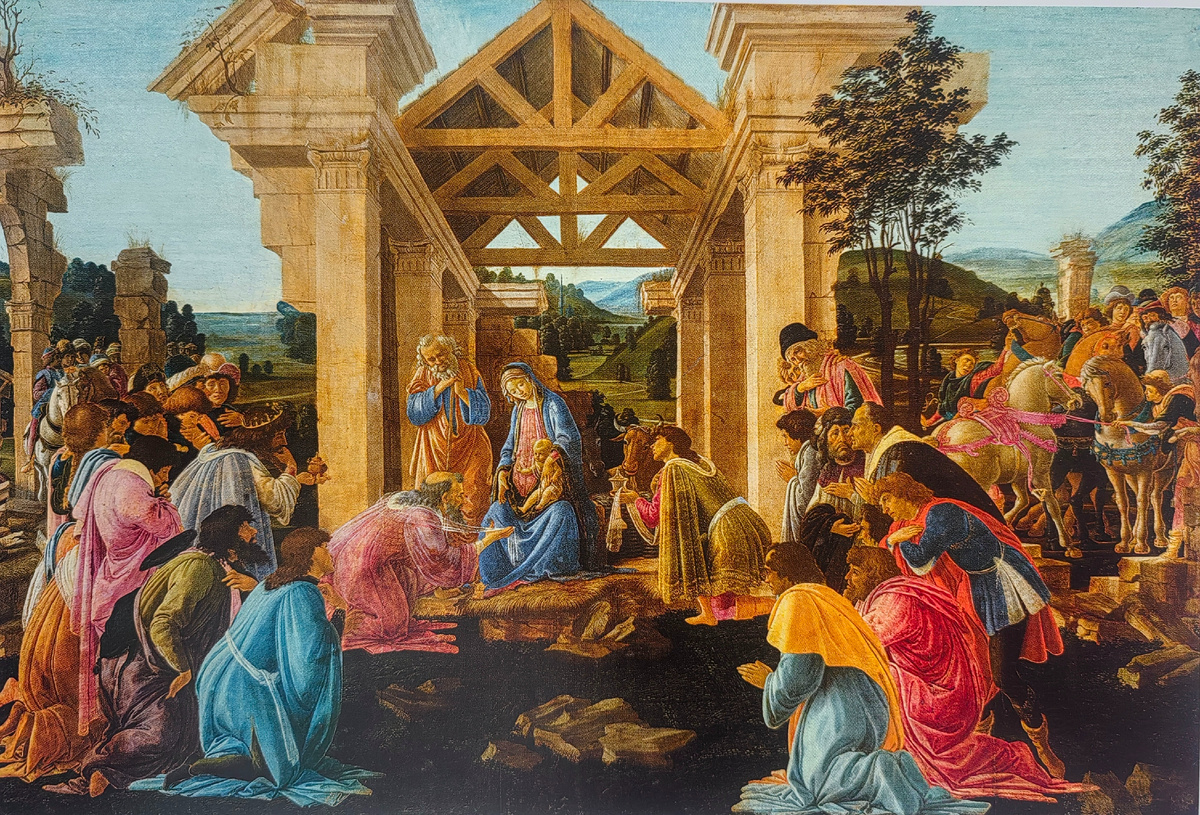 Сандро Ботичелли. Поклонение волхвов. Начало 1480-х