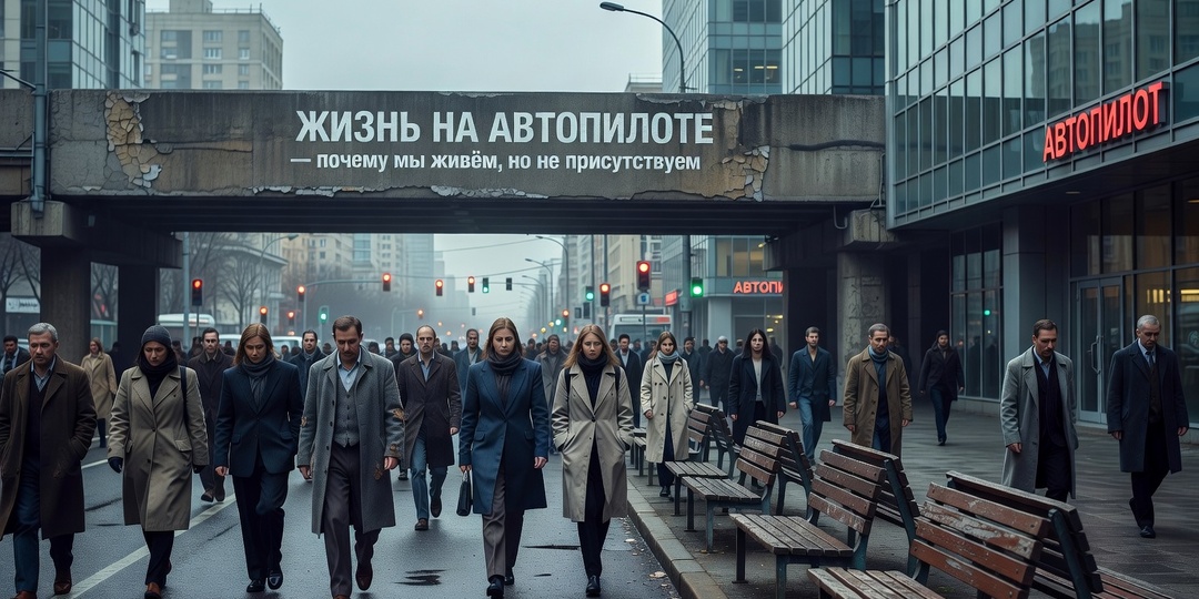 Жизнь на автопилоте — почему мы живём, но не присутствуем