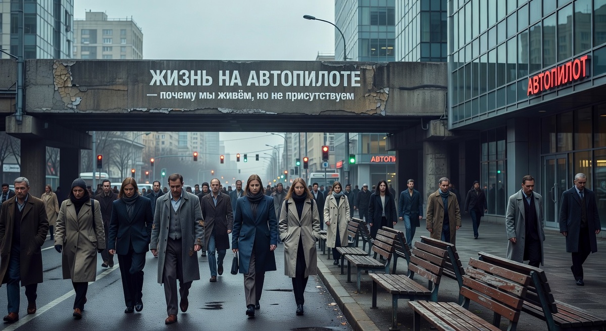 Жизнь на автопилоте. Это и есть жизнь на автопилоте