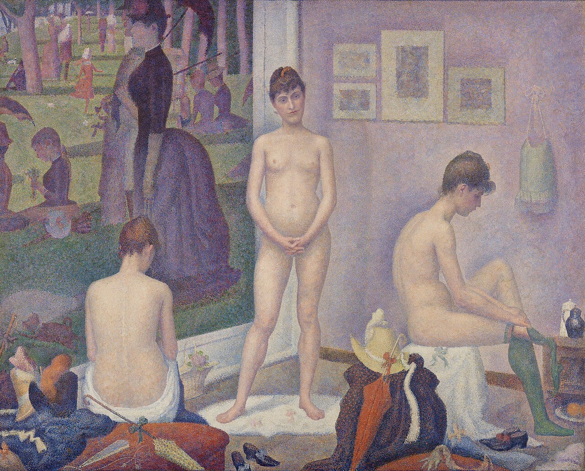 Жорж Сёра. Натурщицы. 1887-88
