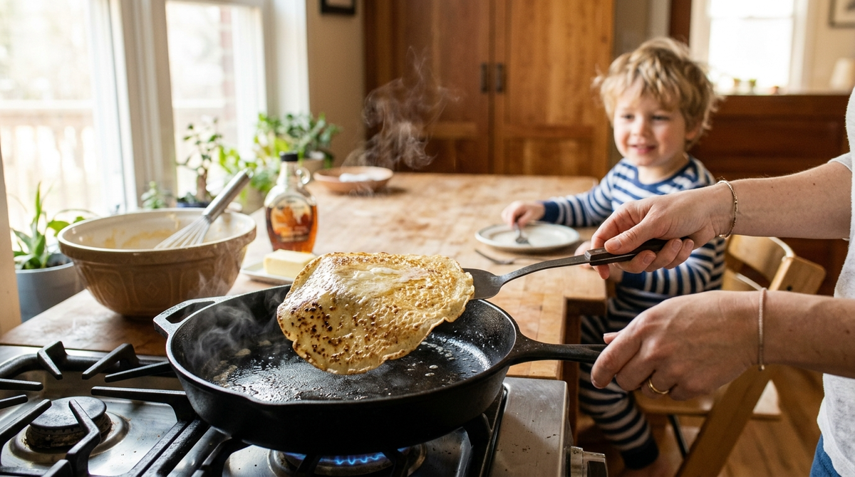 Блинам не нужна хорошая сковорода. Им нужно время