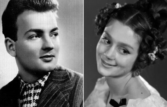    Первый брак: Михаил Державин и Екатерина Райкина в юности.