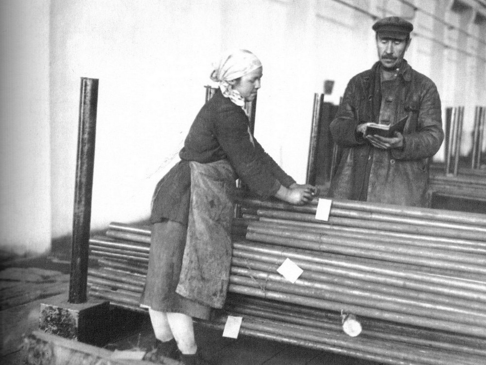 Приемка труб на ПНТЗ. 1934 год