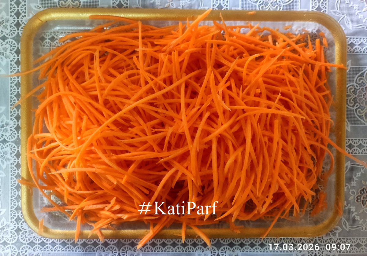 морковь на терке