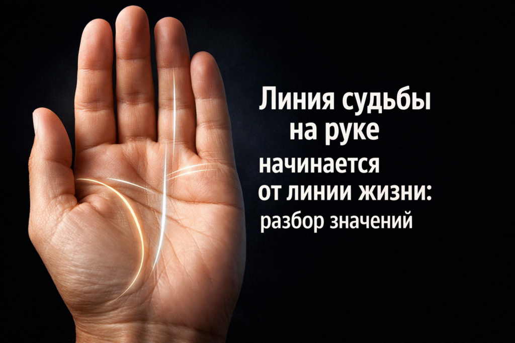    Разбор значений линии судьбы на руке admin